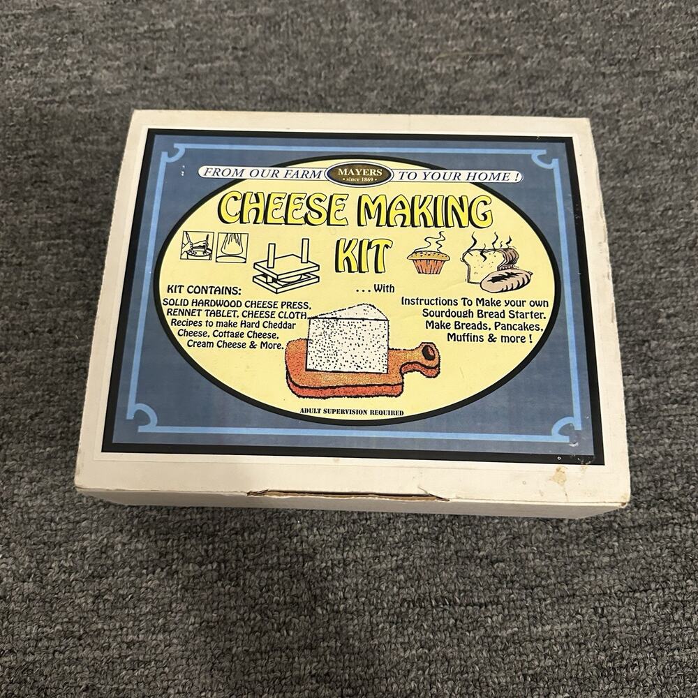 vintage Mayers Cheese Making Kit